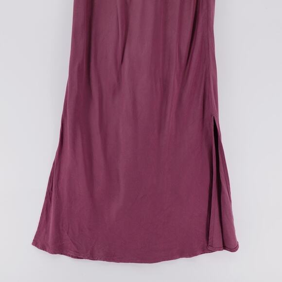 Anthropologie The Elyse Slip Dress Womens Small Purple Silky Cocktail NYE - Picture 7 of 16